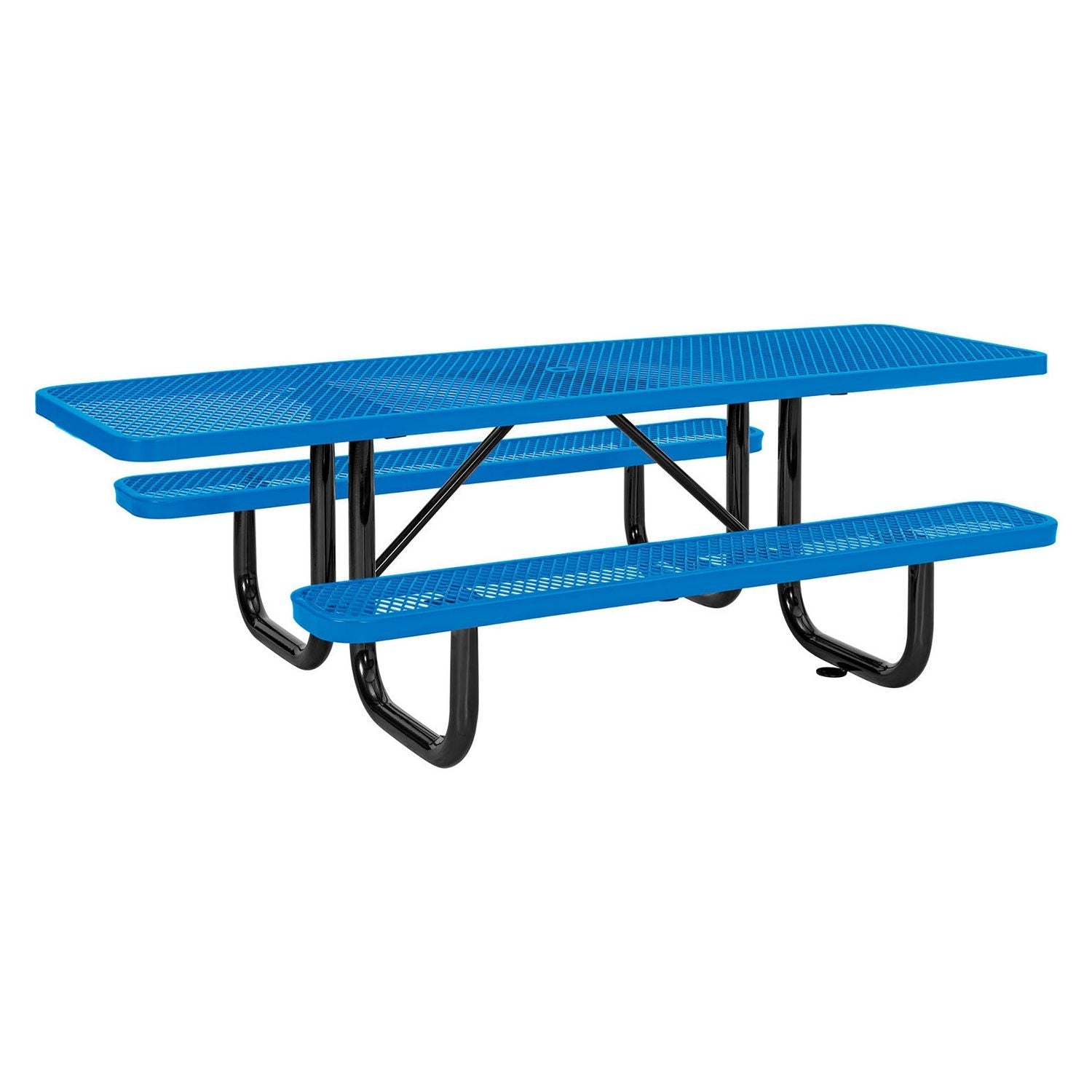 global-industrial-ada-compliant-expanded-steel-picnic-table-rectangular-96-x-60-x-29-5-blue-top-and-base-gbe695289bl_1